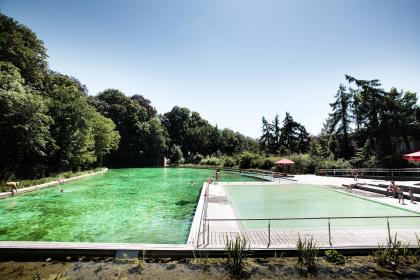 Natuurzwembad in Boekenbergpark